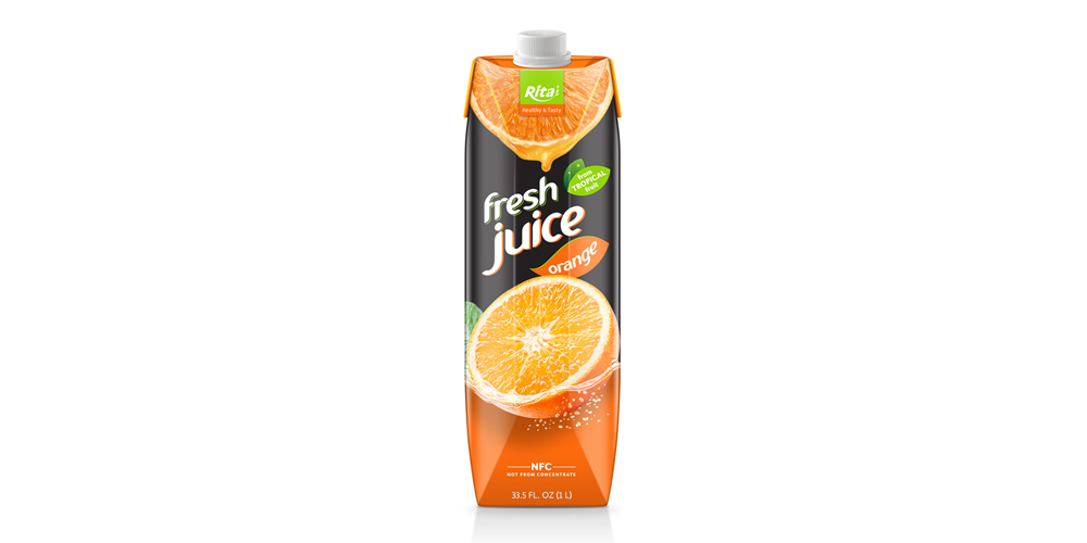 Orange Juice Drink 1000ml Paper Box Rita Brand